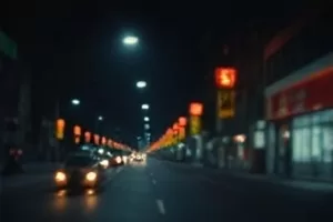 《回声岛上》横版主视觉，雾中矗立的岛屿与收音天线