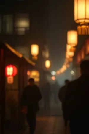 《棉花糖时代》竖版海报，童年集市上的糖画与气球