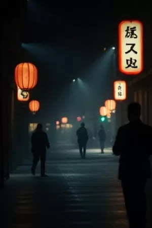 《午后书店》竖版海报，木窗边的旧书架与斜射进来的光